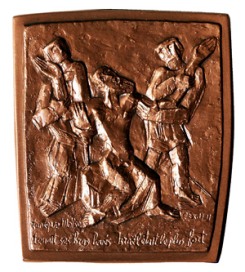 Recto Médaille La prière Moïse